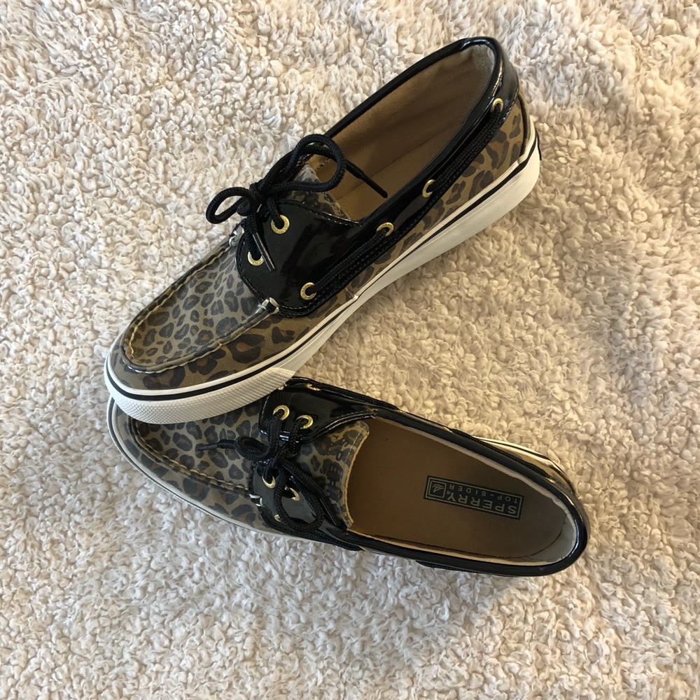 ✨Sperry Topsider Cheetah Shoes Size 8✨